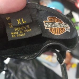 Womens Harley Davidson leather gloves